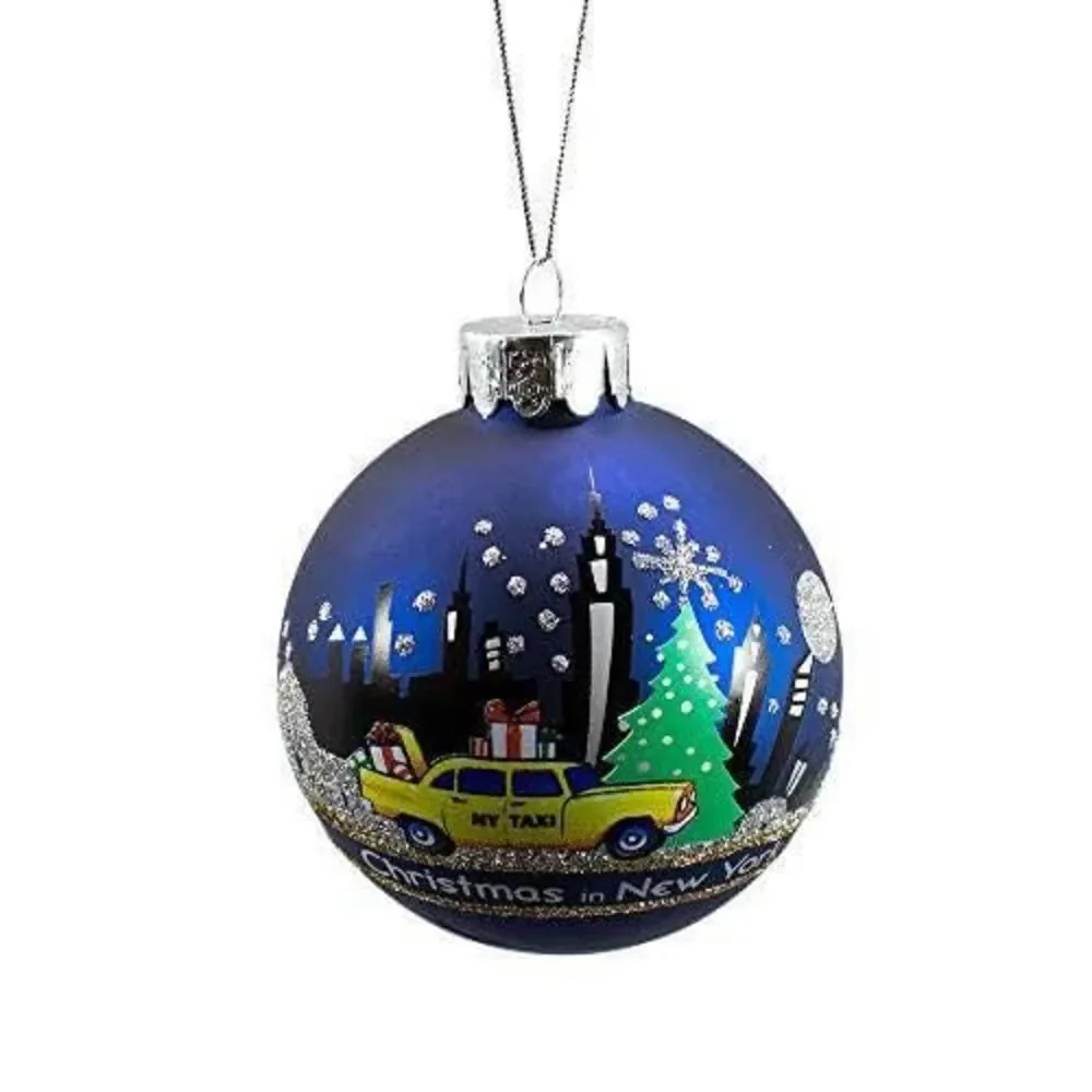 Kurt Adler New York Glass Ball Ornament